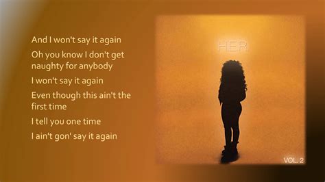 say it again lyrics her